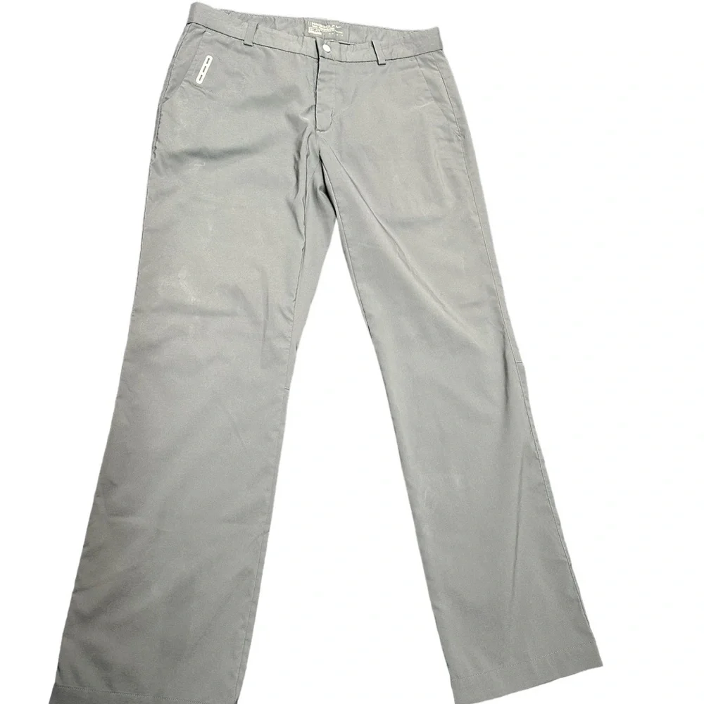 Nike Gray Chinos with Fabric Tag and Zipper Fly